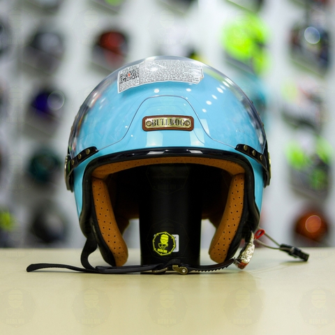 Mũ 3/4 Bulldog POM Xanh Dương FREESHIP