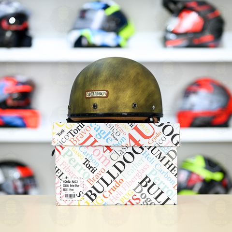 Mũ 1/2 Bulldog PUG Vàng Xước Nhám FREESHIP