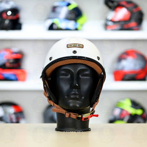 Mũ 1/2 Bulldog PUG Trắng Bóng FREESHIP