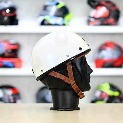 Mũ 1/2 Bulldog PUG Trắng Bóng FREESHIP