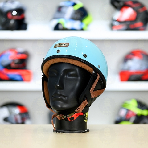 Mũ 1/2 Bulldog PUG Xanh Dương Pastel FREESHIP