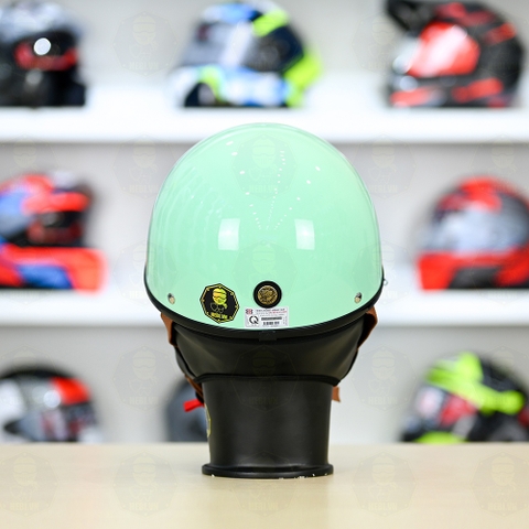 Mũ 1/2 Bulldog PUG Xanh Ngọc FREESHIP