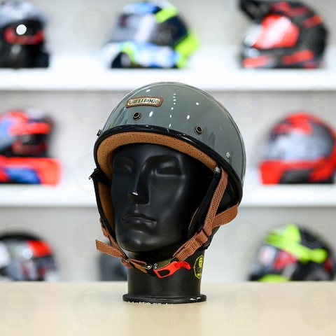 Mũ 1/2 Bulldog PUG Xám Xi Măng FREESHIP