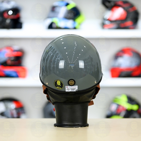 Mũ 1/2 Bulldog PUG Xám Xi Măng FREESHIP