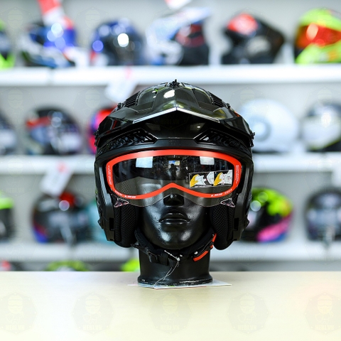 Mũ Đa Năng LS2 OF606 DRIFTER Xám Xước Bóng FREESHIP