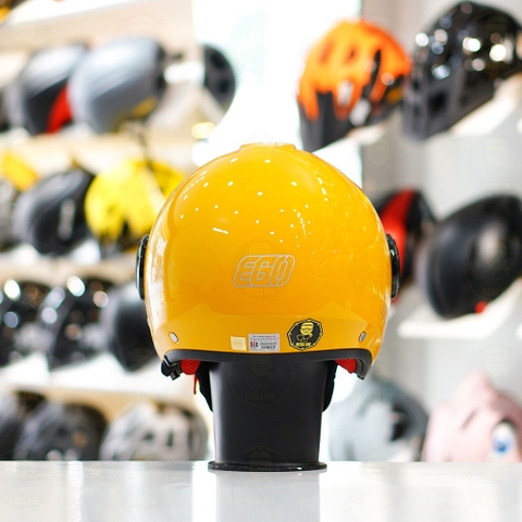 Mũ 3/4 EGO E5 Vàng Bóng FREESHIP