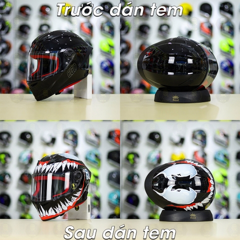 Tem Decal Venom Version 2 Cho Nón Fullface - Không Nón - FREESHIP