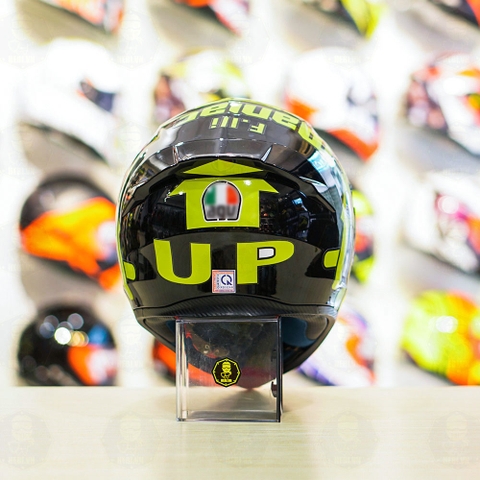 Tem Decal AGV Corsa Vàng Cho Nón Fullface - Không Nón - FREESHIP