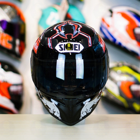 Mũ Royal M138b Đen Bóng + Tặng Dán Tem Decal Shoei M93 V1 FREESHIP