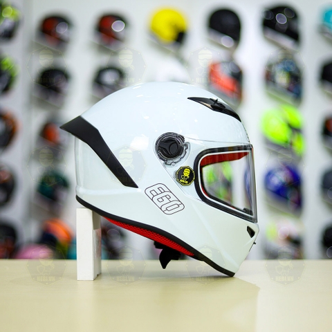 Mũ Fullface EGO E7 Trắng Bóng FREESHIP