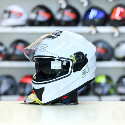 Mũ Fullface EGO E81 Trắng Bóng FREESHIP