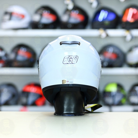 Mũ Fullface EGO E81 Trắng Bóng FREESHIP