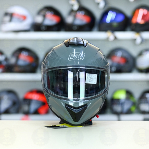 Mũ Fullface EGO E81 Xi Măng Bóng FREESHIP