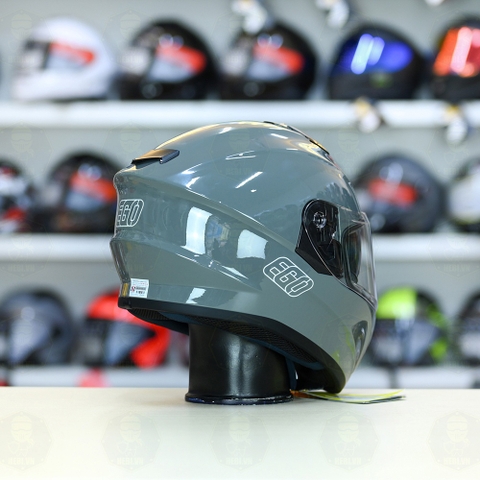 Mũ Fullface EGO E81 Xi Măng Bóng FREESHIP