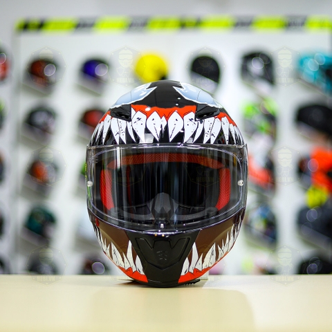 Mũ LS2 FF353 Đen Bóng + Dán Tem Decal Venom V2 FREESHIP