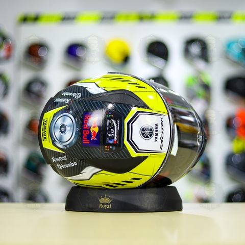 Mũ LS2 FF353 Đen Bóng + Dán Tem Decal Yamaha Exciter Vàng FREESHIP