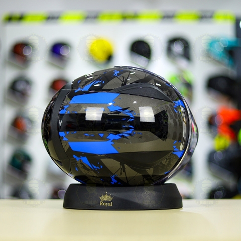 Mũ Fullface LS2 FF353 Đen Xanh FREESHIP