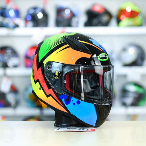 Mũ Fullface LS2 FF353 Masterpiece Đen Xanh Vàng FREESHIP