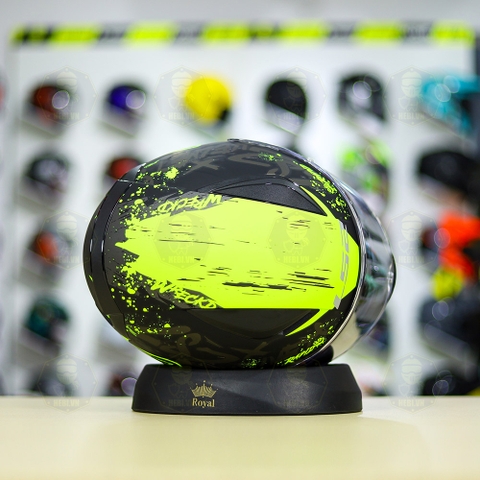 Mũ Fullface LS2 FF353 RIDE Xám Xanh Neon Nhám FREESHIP