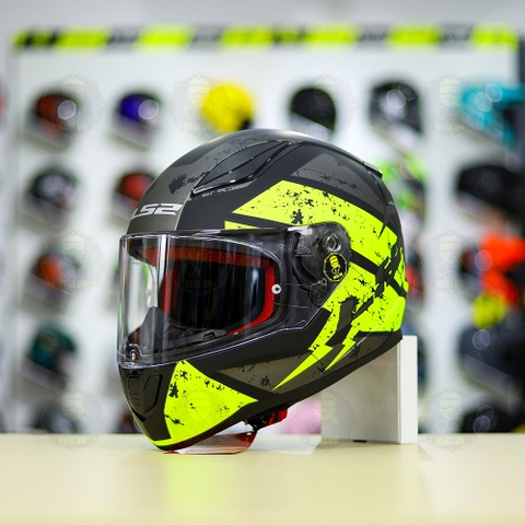 Mũ Fullface LS2 FF353 T1 Đen Nhám Vàng FREESHIP