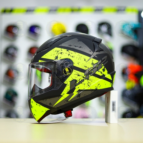 Mũ Fullface LS2 FF353 T1 Đen Nhám Vàng FREESHIP