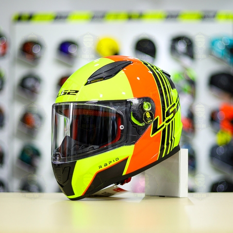 Mũ Fullface LS2 FF353 Vàng Đỏ Đen Multyfly FREESHIP