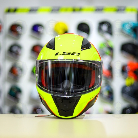 Mũ Fullface LS2 FF353 Vàng Đỏ Đen Multyfly FREESHIP