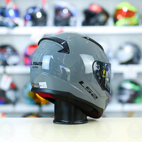 Mũ Fullface LS2 FF353 Xi Măng Bóng FREESHIP