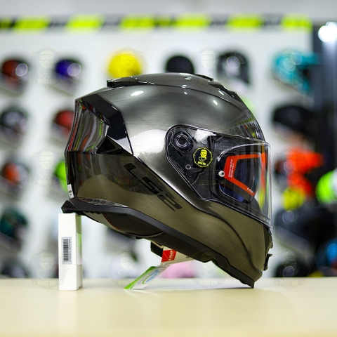 Mũ Fullface LS2 FF800 II KPA 2 Kính Xám Xước Bóng FREESHIP + Tặng Pinlock