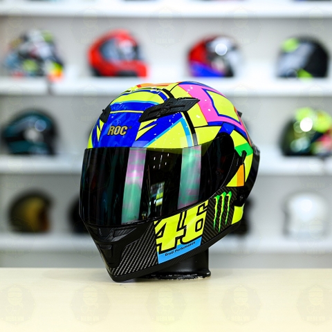 Mũ Fullface ROC 03 V3 SOLELUNA Tặng Kính Màu FREESHIP