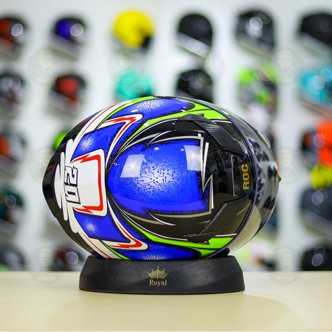 Mũ Fullface ROC 05 K3SV Xanh Bóng V3 DAIJIRO FREESHIP