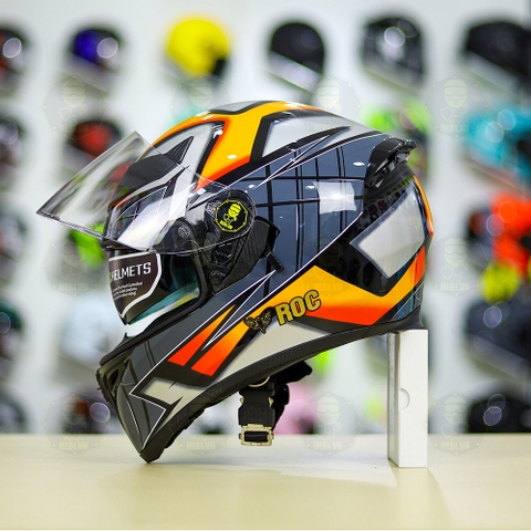 Mũ Fullface ROC 05 K3SV LIQUEFY Cam Bóng FREESHIP