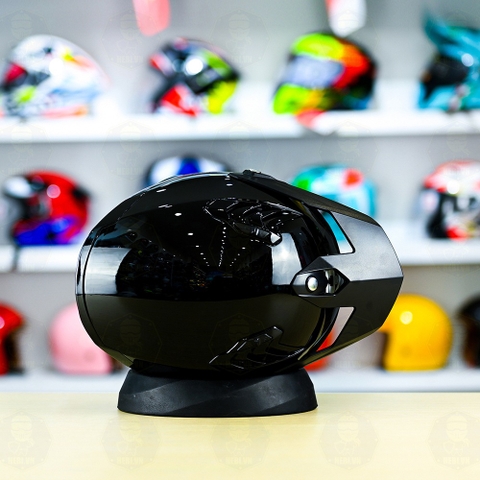 Mũ Fullface Yohe 890 NAVI Đen Bóng FREESHIP