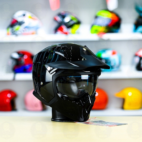 Mũ Fullface Yohe 890 NAVI Đen Bóng FREESHIP