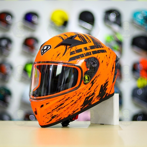 Mũ Fullface Yohe 978 PLUS 2020 Cam Đen Nhám FREESHIP