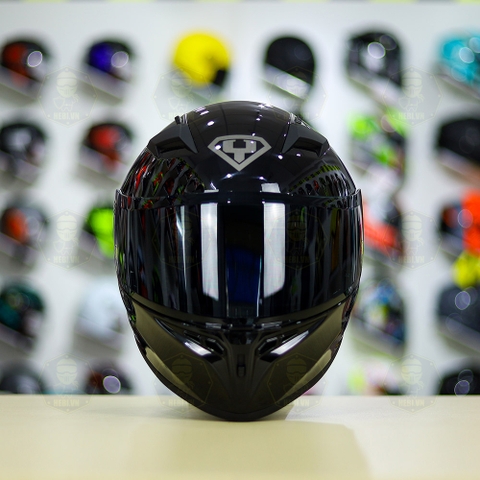 Mũ Yohe 978 Plus Đen Bóng + Kính Màu Đen FREESHIP