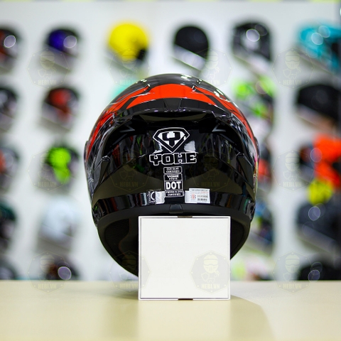 Mũ Fullface Yohe 978 PLUS 2020 Spyder Đen Xám Đỏ FREESHIP