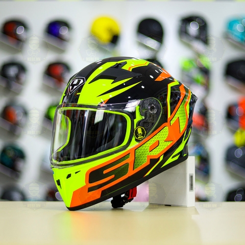 Mũ Fullface Yohe 978 PLUS 2020 SRT Cam Vàng Xanh FREESHIP