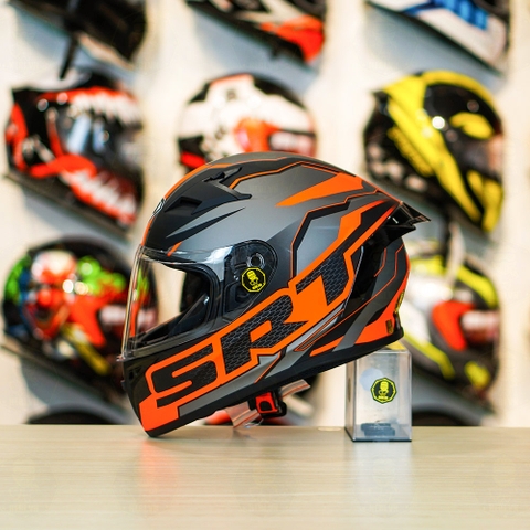 Mũ Fullface Yohe 978 PLUS 2020 SRT Xám Đỏ FREESHIP