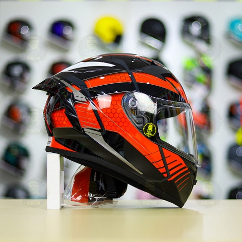 Mũ Fullface Yohe 978 PLUS 2020 T4 Đen Đỏ FREESHIP