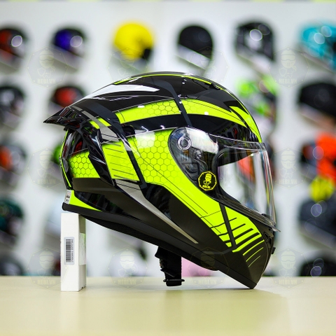 Mũ Fullface Yohe 978 PLUS 2020 T4 Đen Vàng FREESHIP