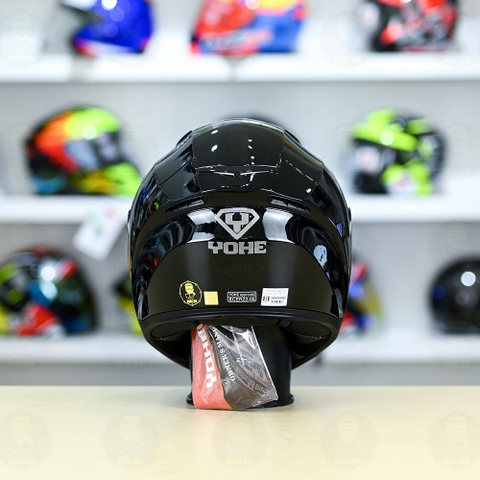 Mũ Fullface Yohe 985 Đen Bóng FREESHIP
