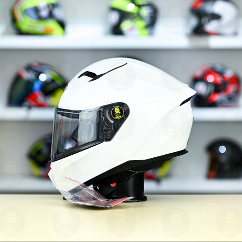 Mũ Fullface Yohe 985 Trắng Bóng FREESHIP