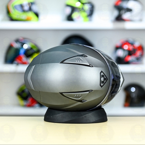 Mũ Fullface Yohe 985 Xám Titanium Nhám FREESHIP