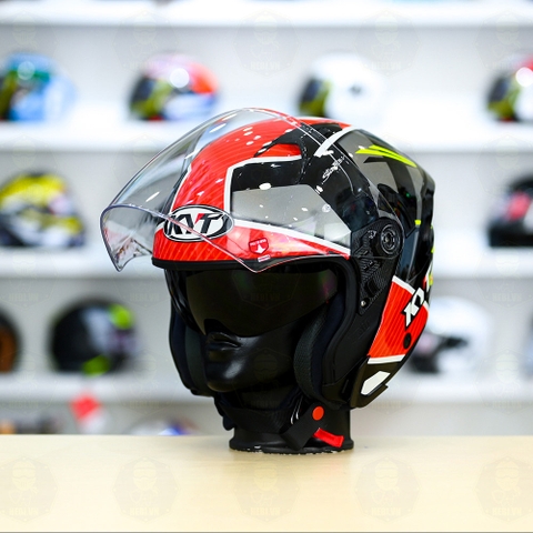 Mũ 3/4 2 kính KYT NFJ Super Kid - Freeship