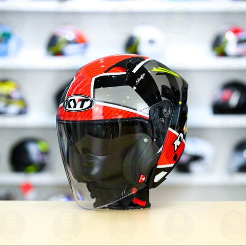 Mũ 3/4 2 kính KYT NFJ Super Kid - Freeship