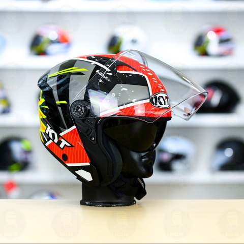 Mũ 3/4 2 kính KYT NFJ Super Kid - Freeship