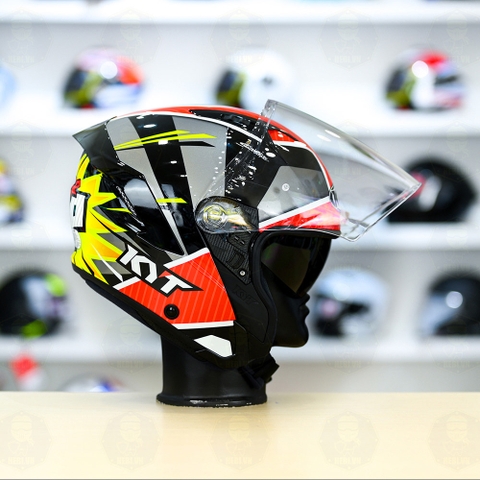 Mũ 3/4 2 kính KYT NFJ Super Kid - Freeship