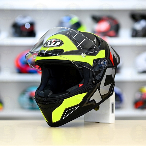 Mũ Fullface KYT TT Course Electro Vàng Đen Nhám Freeship