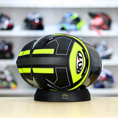 Mũ Fullface KYT TT Course Electro Vàng Đen Nhám Freeship